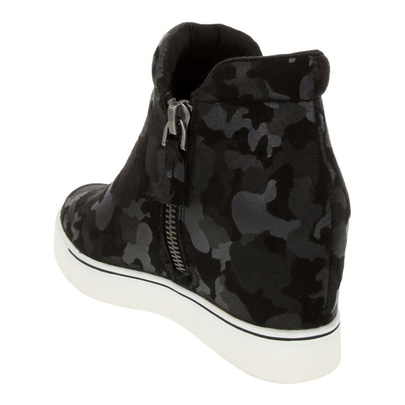 Black Camo wedge sneakers - Picture 4 of 5